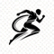 xcsports官方网站Logo - 蓝色盾牌与运动之星组合